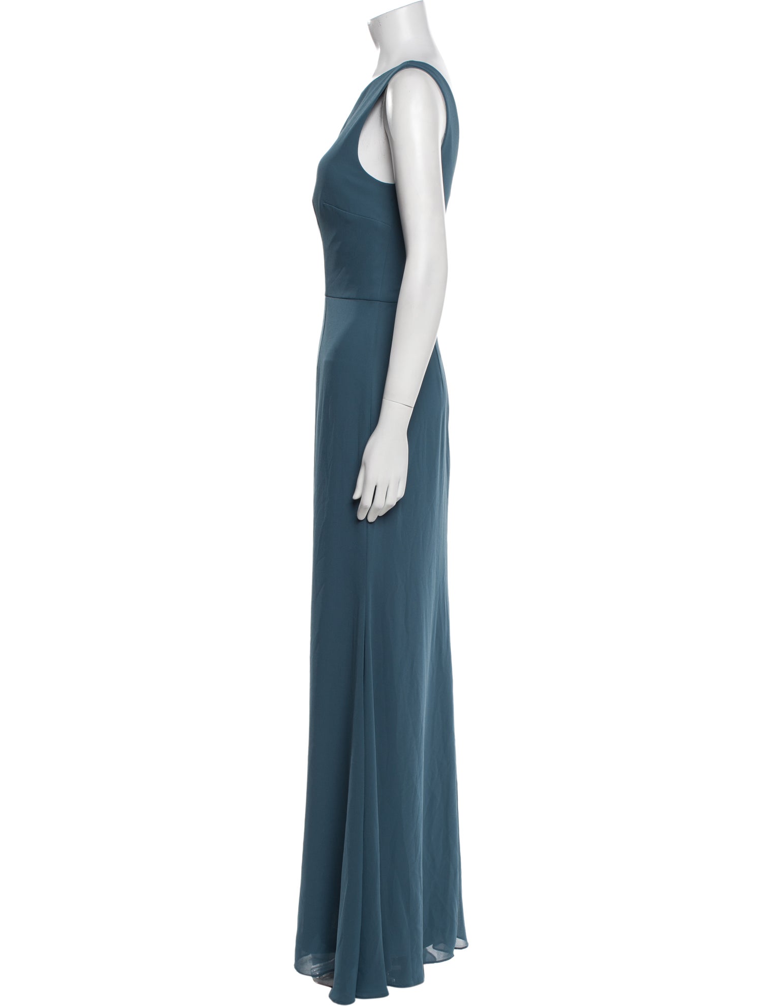 Wtoo by Watters Bateau Neckline Long Dress