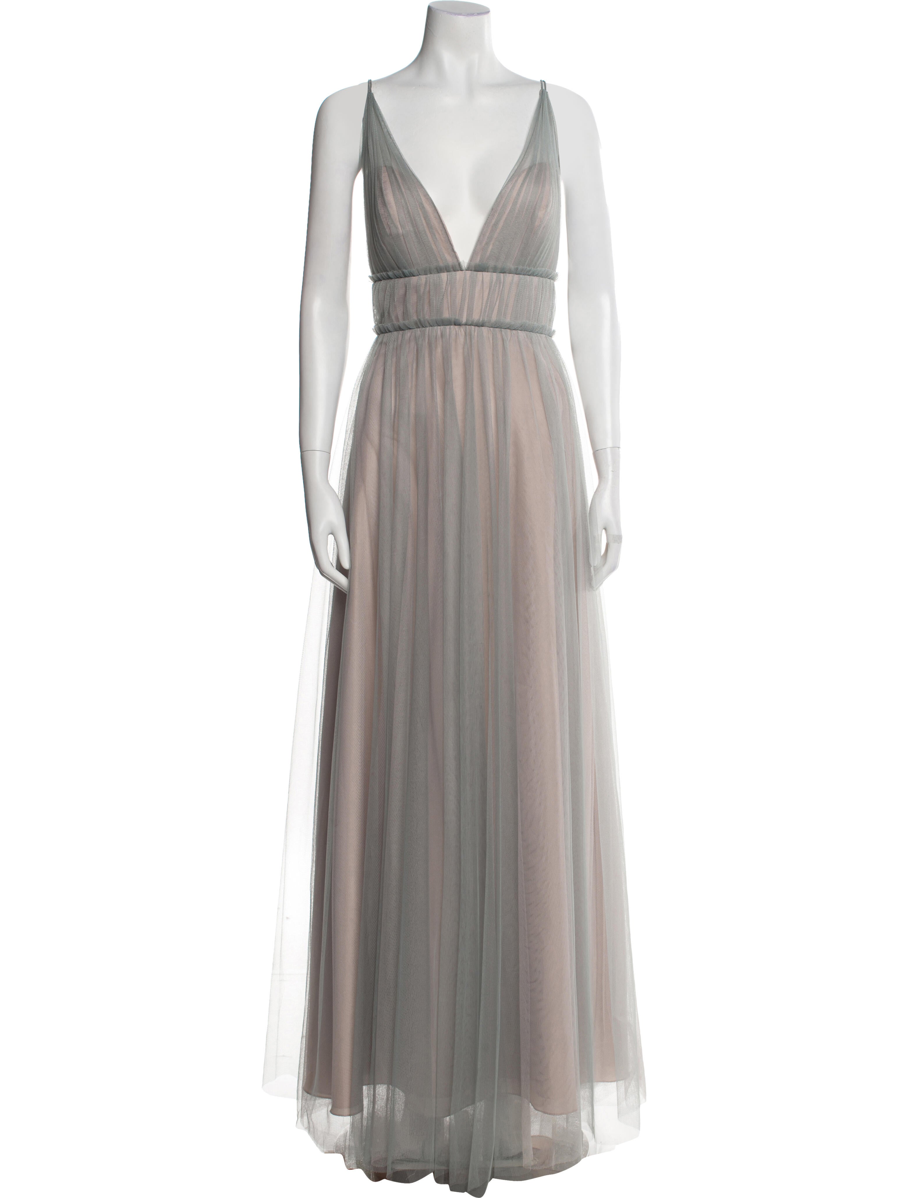 Wtoo by Watters V-Neck Long Dress