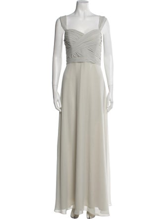 Wtoo by Watters Square Neckline Long Dress