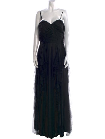 Wtoo by Watters Square Neckline Long Dress