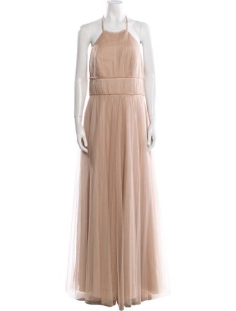 Wtoo by Watters Square Neckline Long Dress