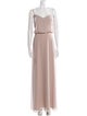 Wtoo by Watters Square Neckline Long Dress