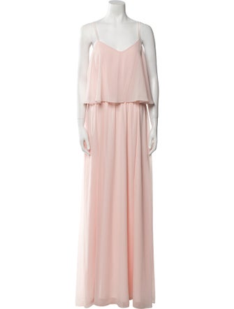 Wtoo by Watters V-Neck Long Dress