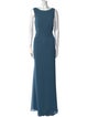 Wtoo by Watters Bateau Neckline Long Dress