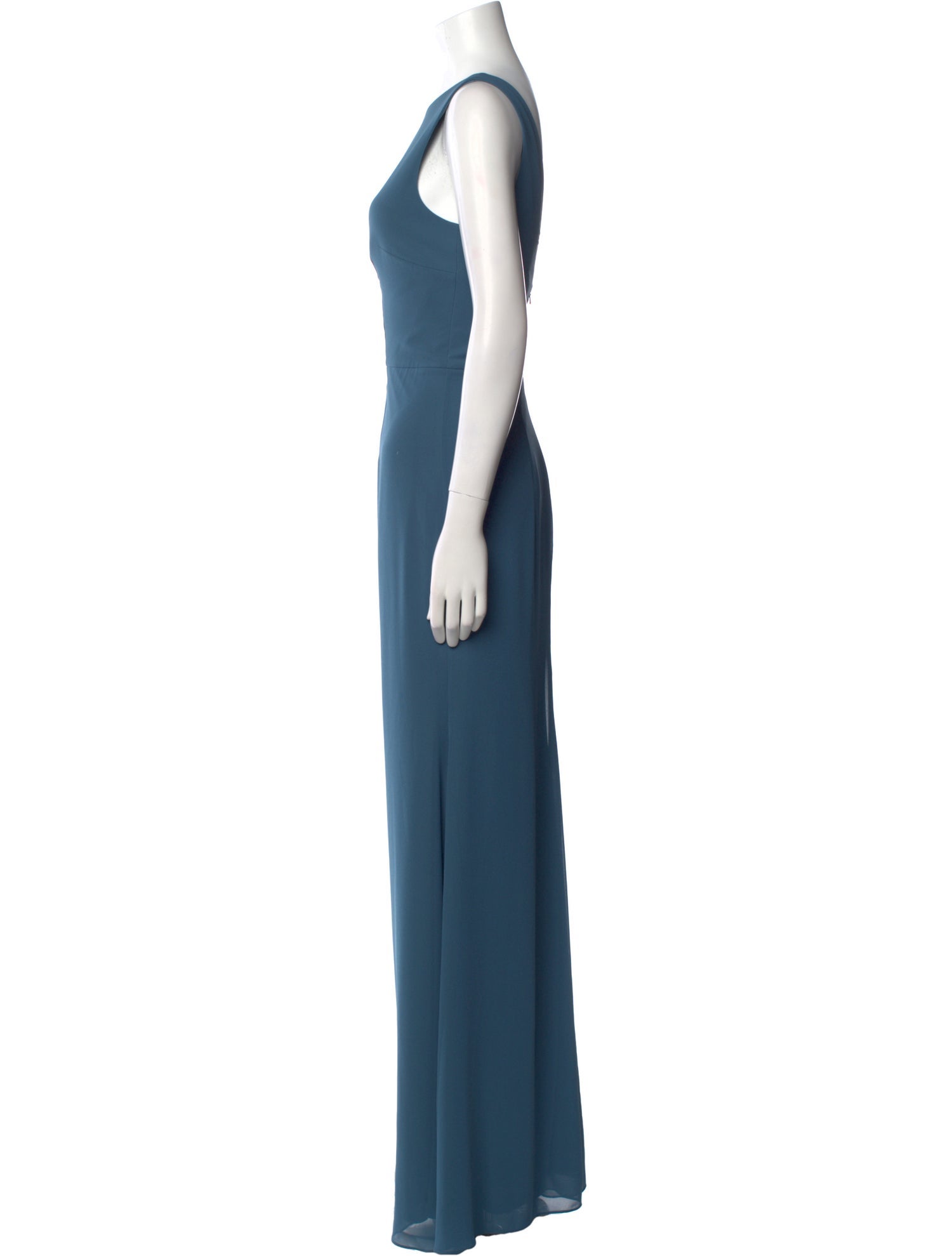 Wtoo by Watters Bateau Neckline Long Dress