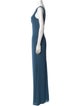 Wtoo by Watters Bateau Neckline Long Dress