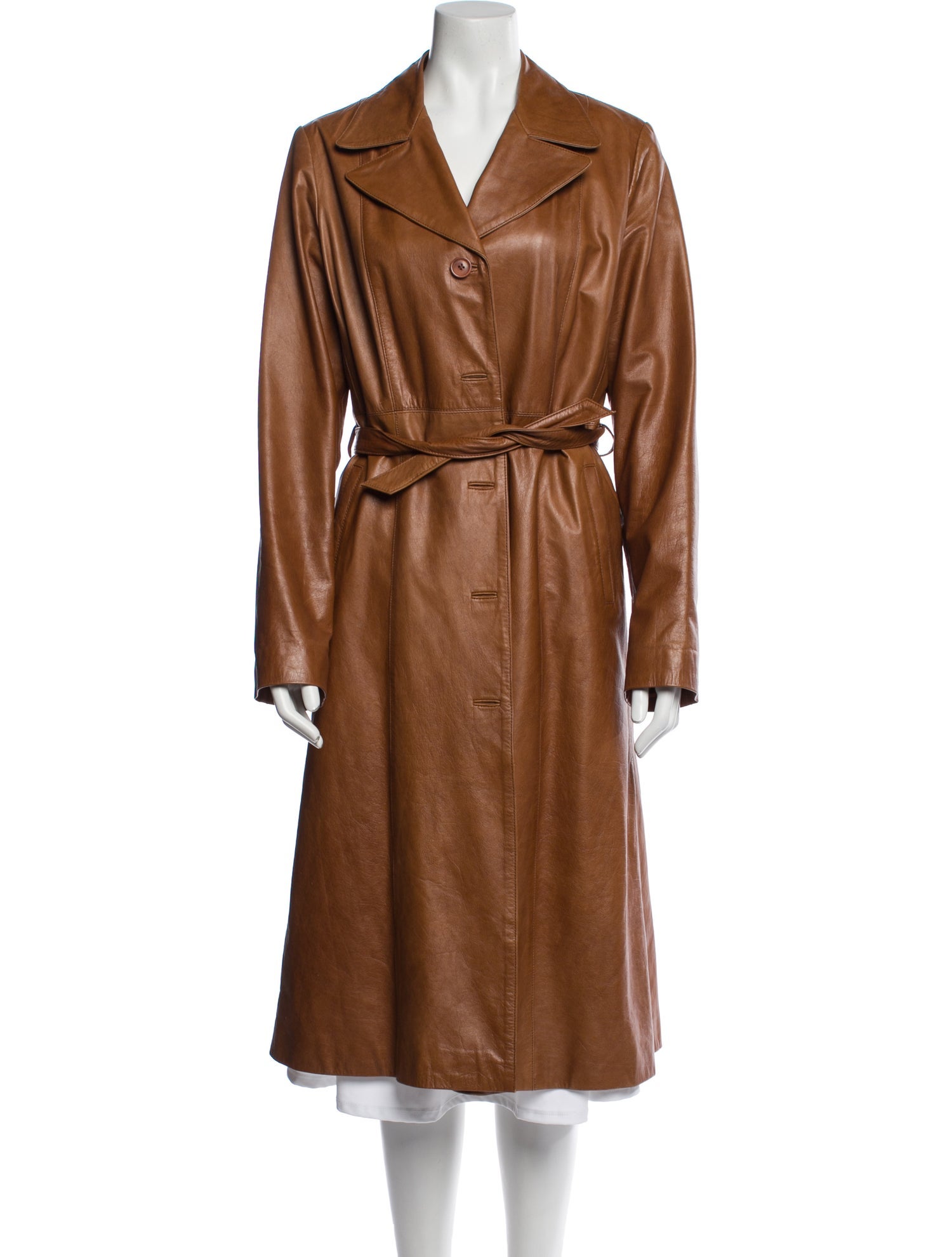 Wilsons Leather Leather Trench Coat