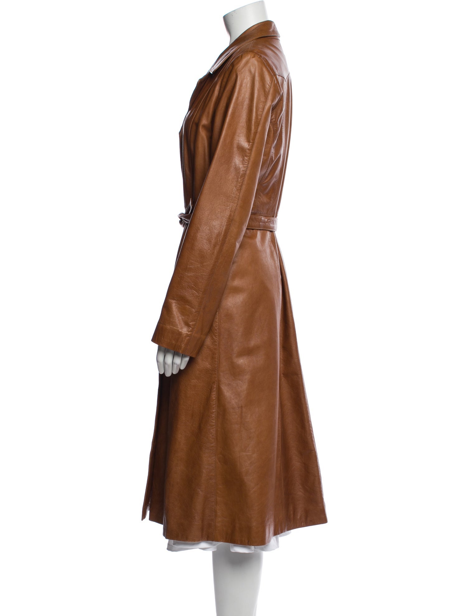 Wilsons Leather Leather Trench Coat