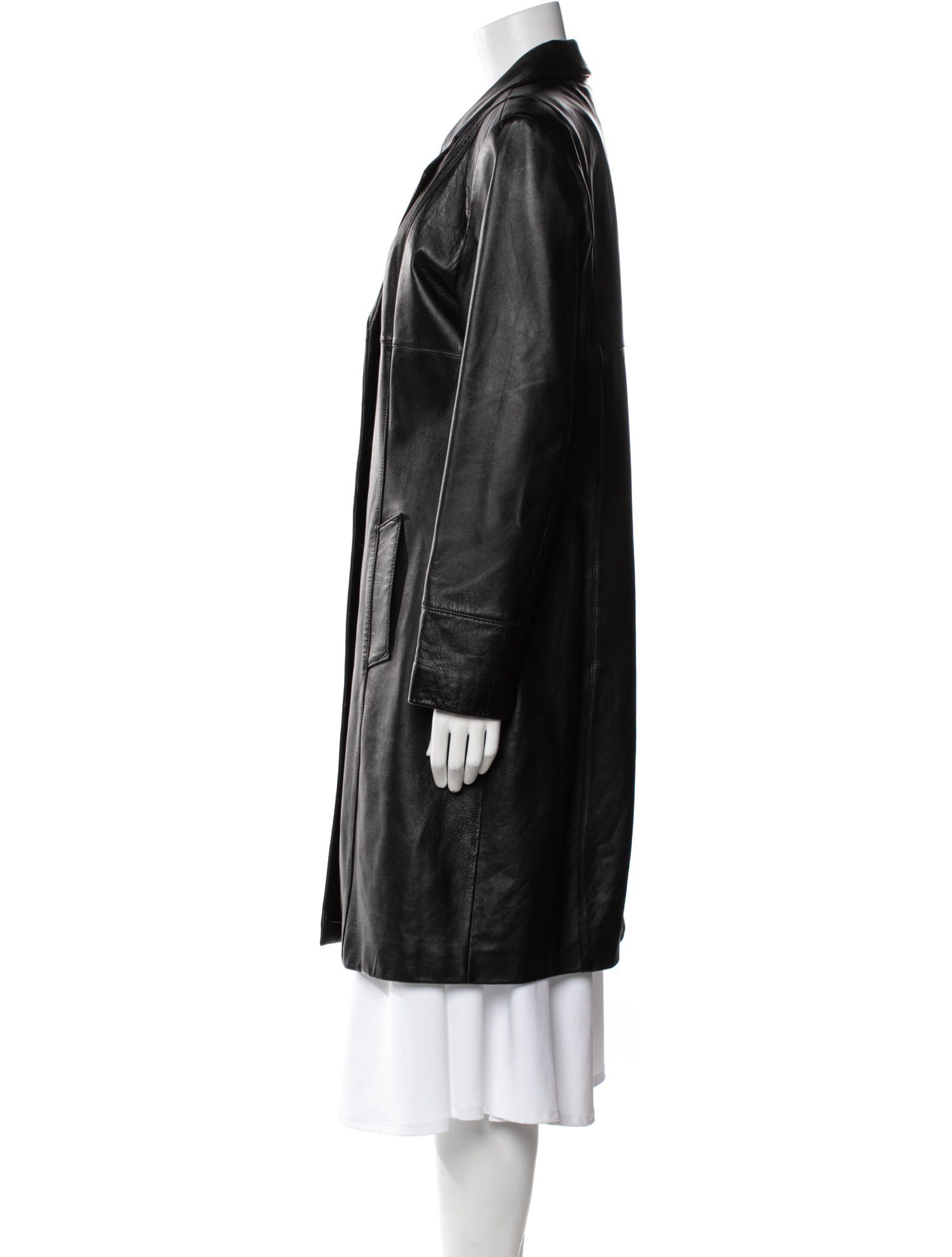 Wilsons Leather Leather Trench Coat