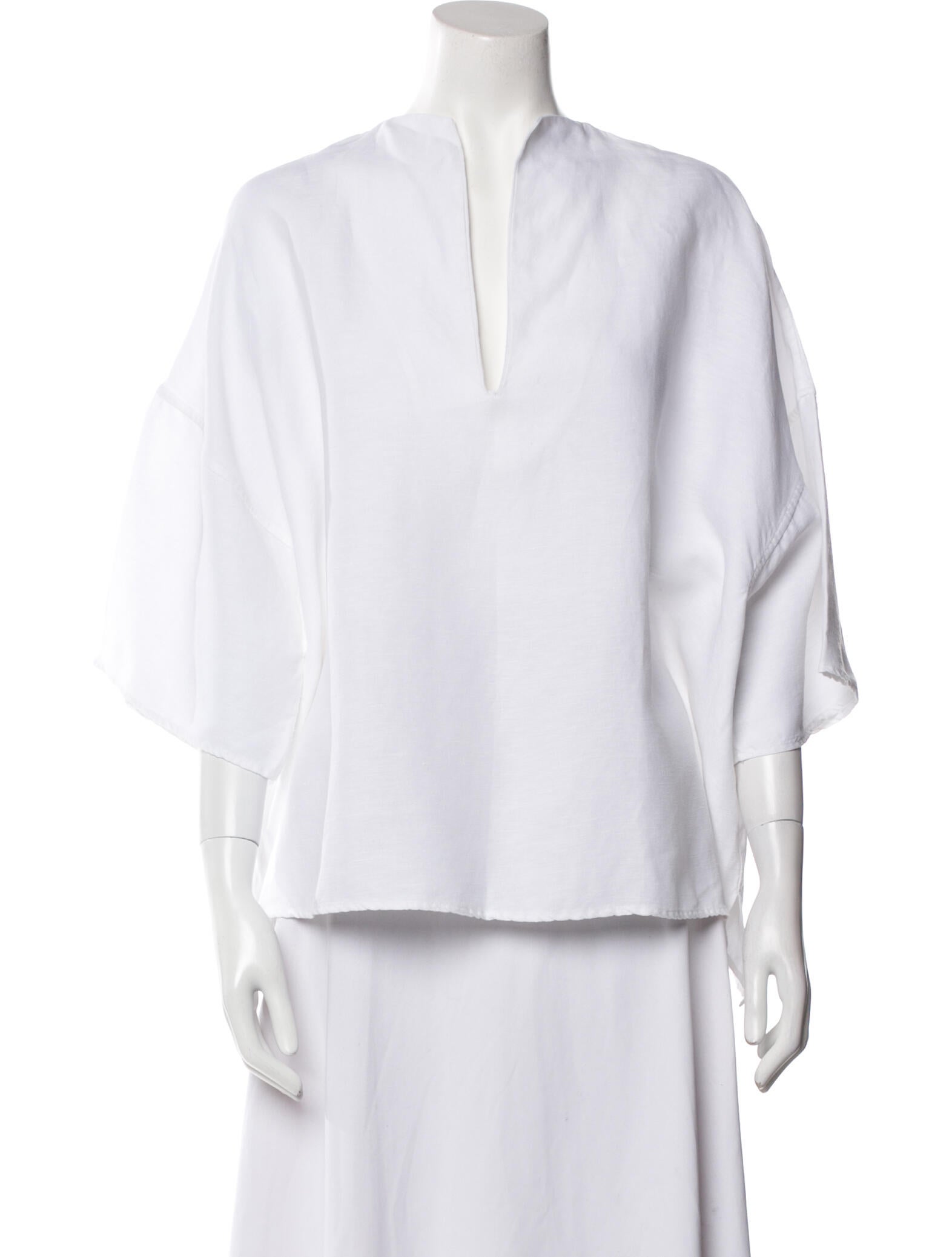 Shaina Mote V-Neck Three-Quarter Sleeve Tunic