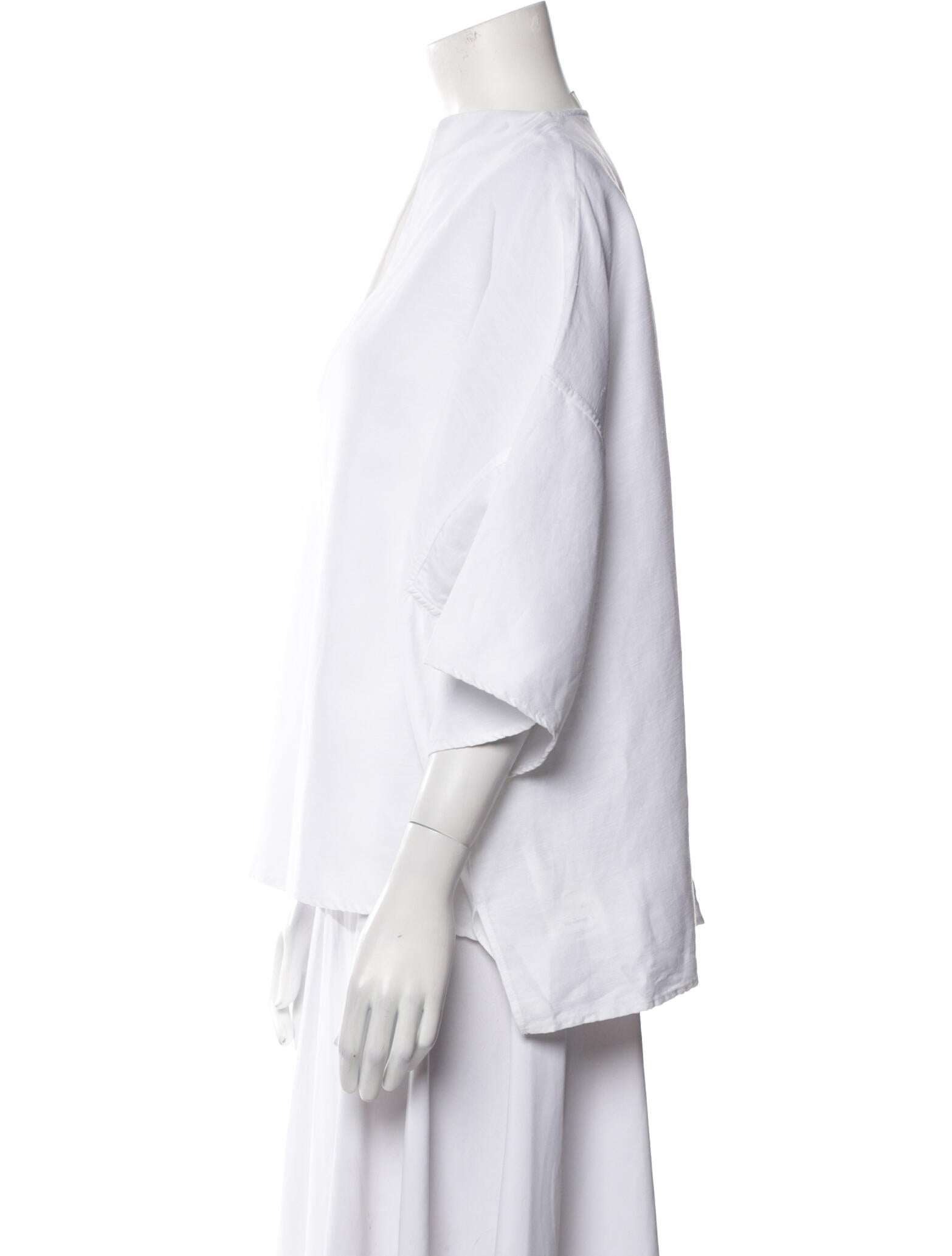 Shaina Mote V-Neck Three-Quarter Sleeve Tunic