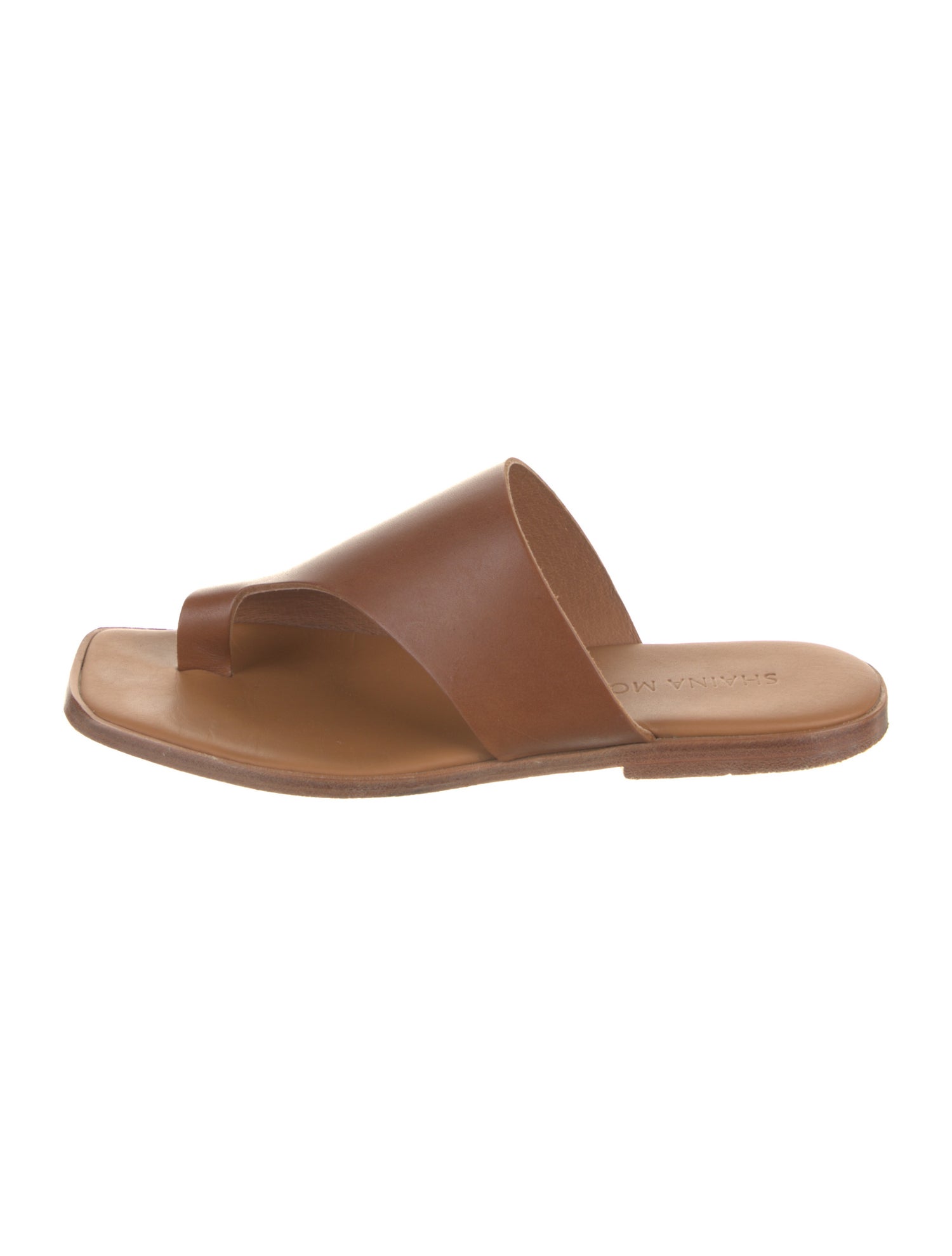 Shaina Mote Leather Slides