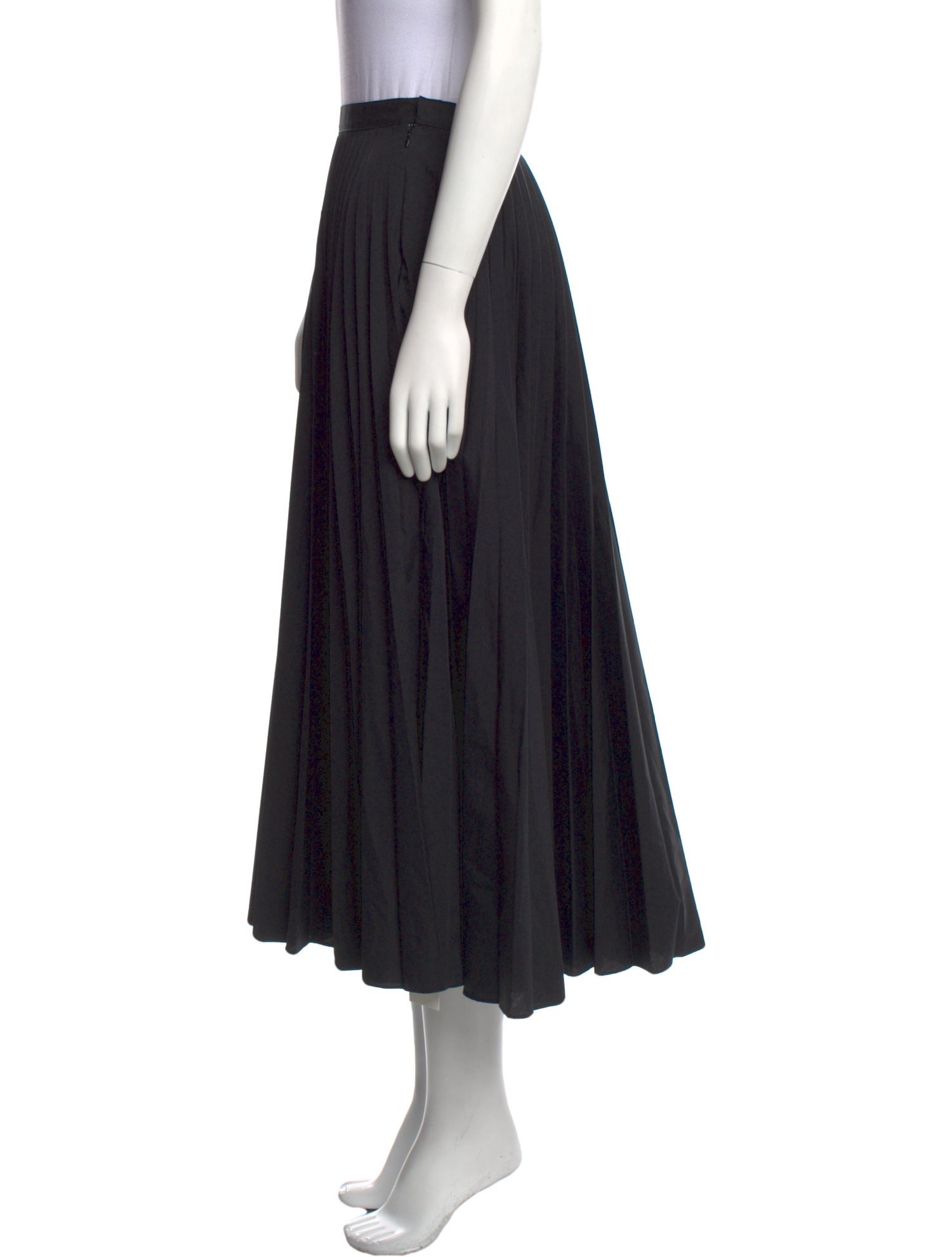 Shaina Mote Pleated Accents Midi Length Skirt