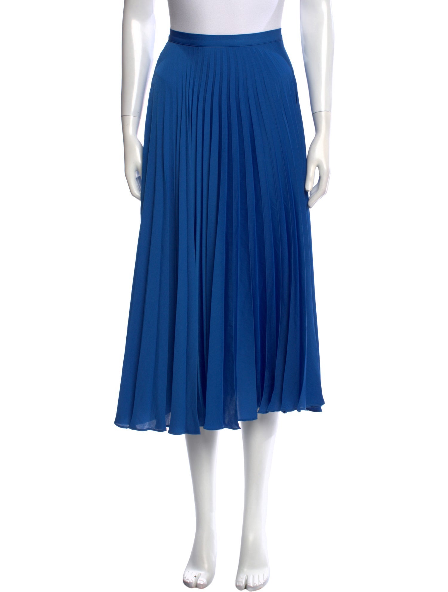 Shaina Mote Pleated Accents Midi Length Skirt