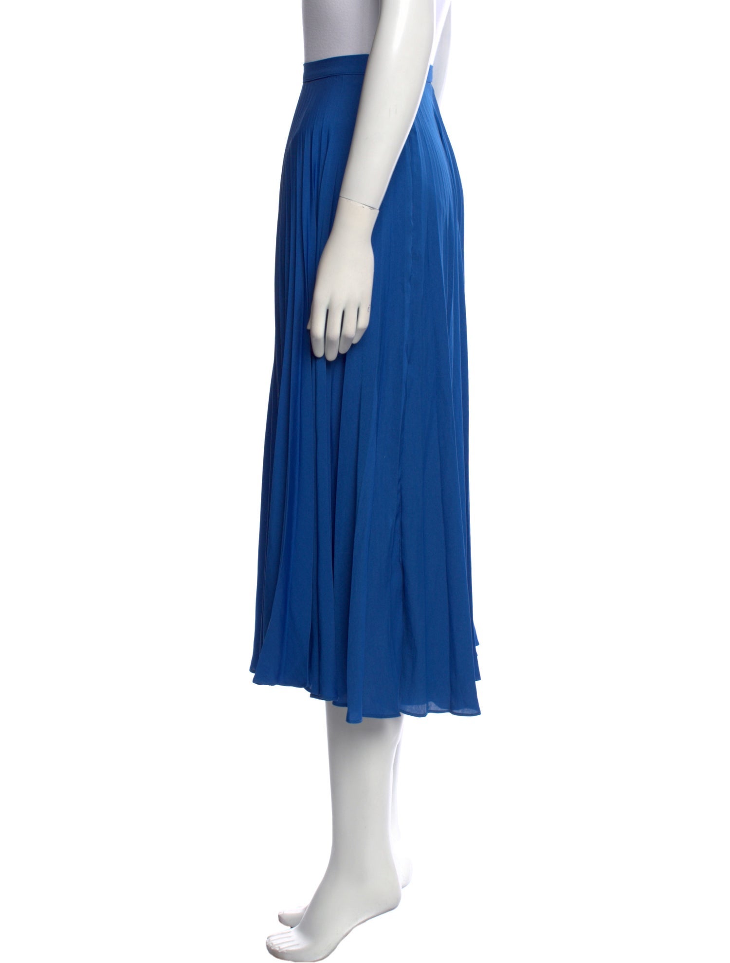 Shaina Mote Pleated Accents Midi Length Skirt