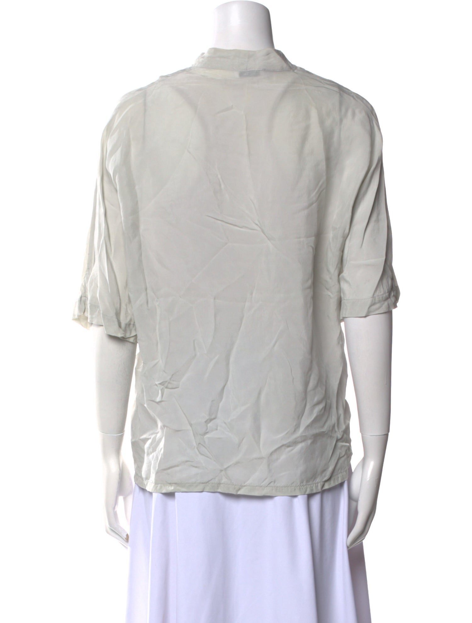 Shaina Mote V-Neck Three-Quarter Sleeve Blouse
