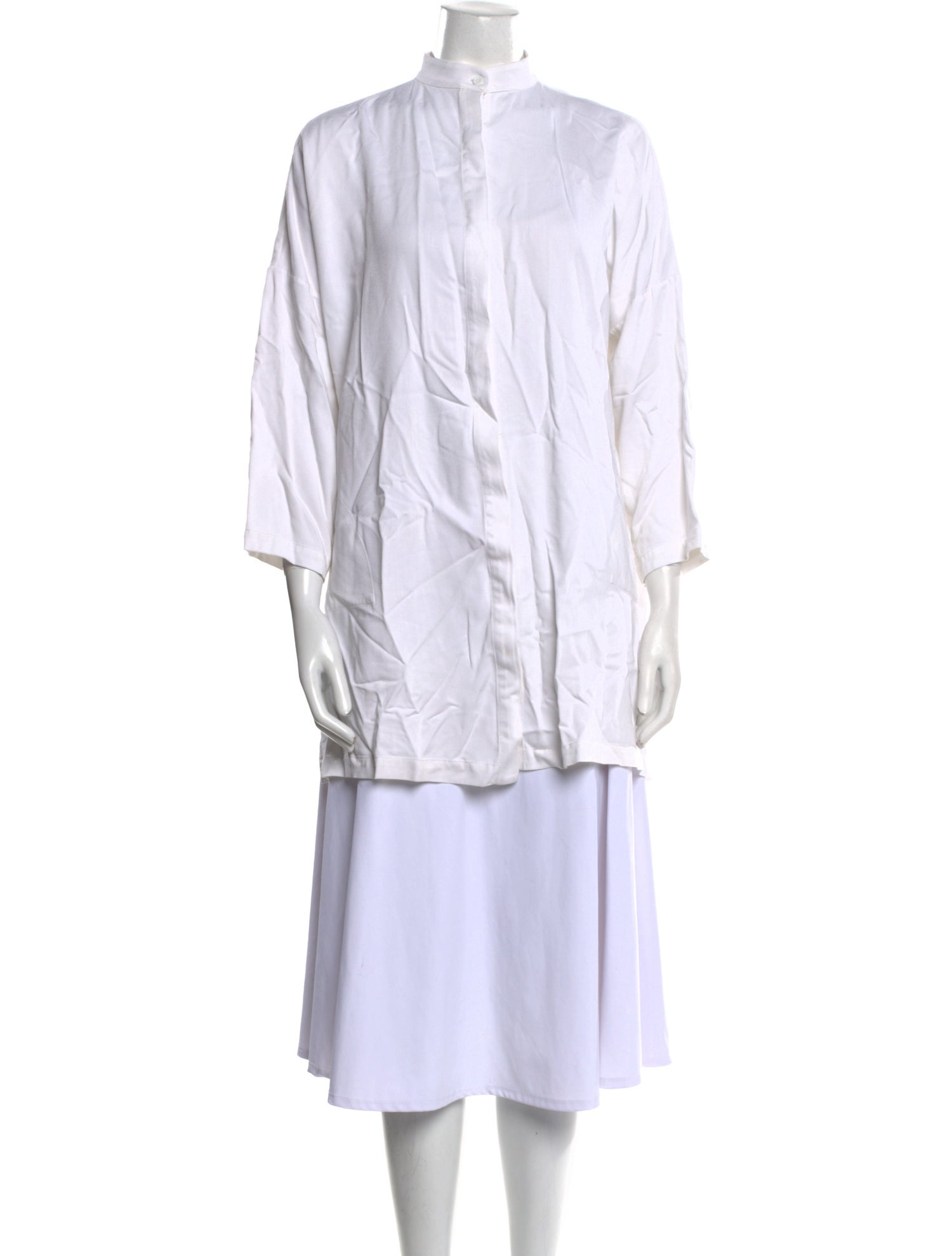 Shaina Mote Mock Neck Three-Quarter Sleeve Tunic