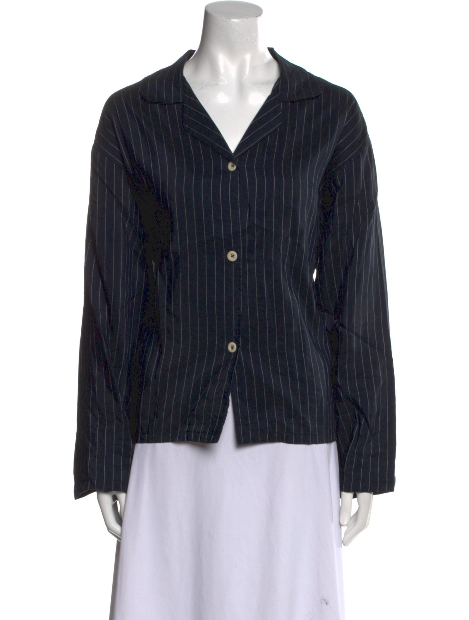 Shaina Mote Striped Long Sleeve Button-Up Top