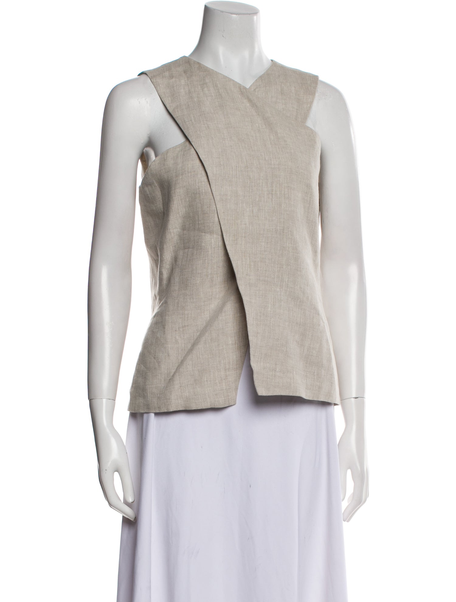 Shaina Mote Linen V-Neck Top