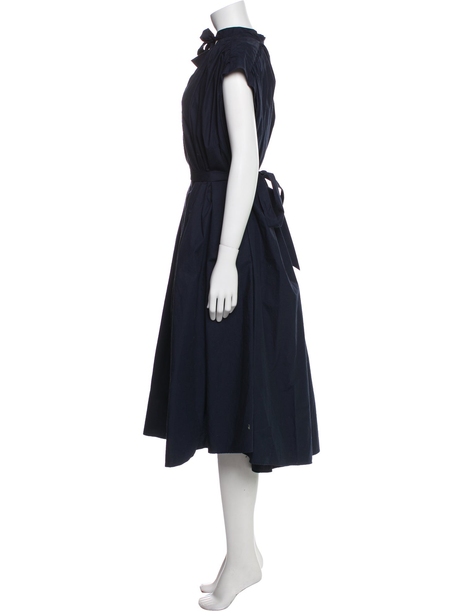 Shaina Mote Tie Neck Long Dress