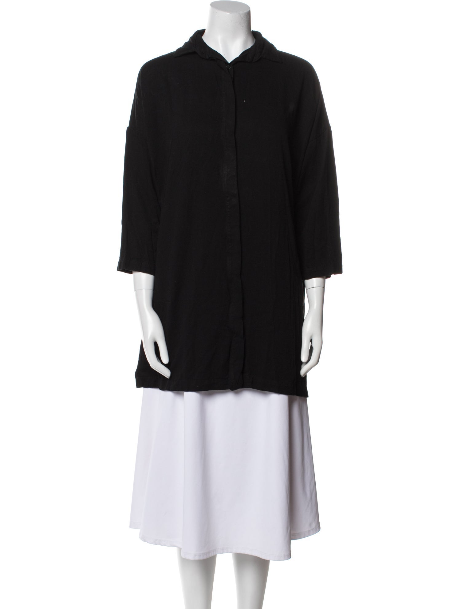 Shaina Mote Mock Neck Three-Quarter Sleeve Sweatshirt