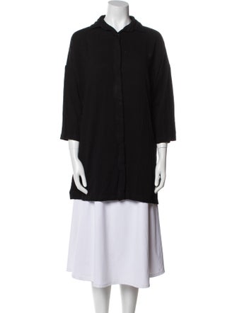 Shaina Mote Mock Neck Three-Quarter Sleeve Sweatshirt