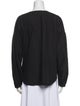 Shaina Mote Crew Neck Long Sleeve Button-Up Top