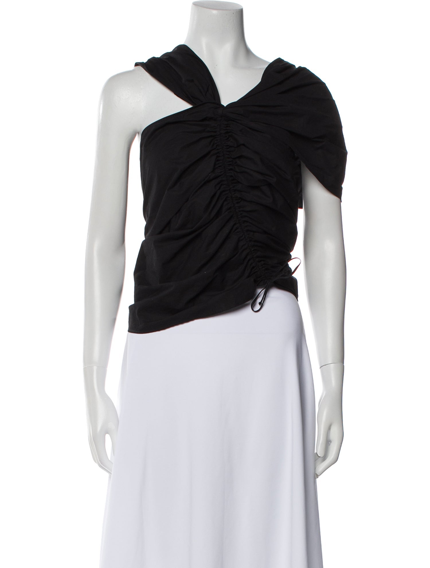 Shaina Mote One-Shoulder Sleeveless Crop Top