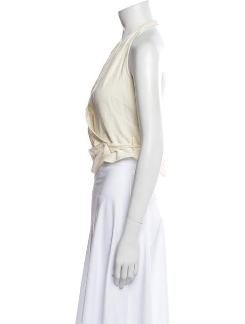 Shaina Mote Halterneck Sleeveless Crop Top