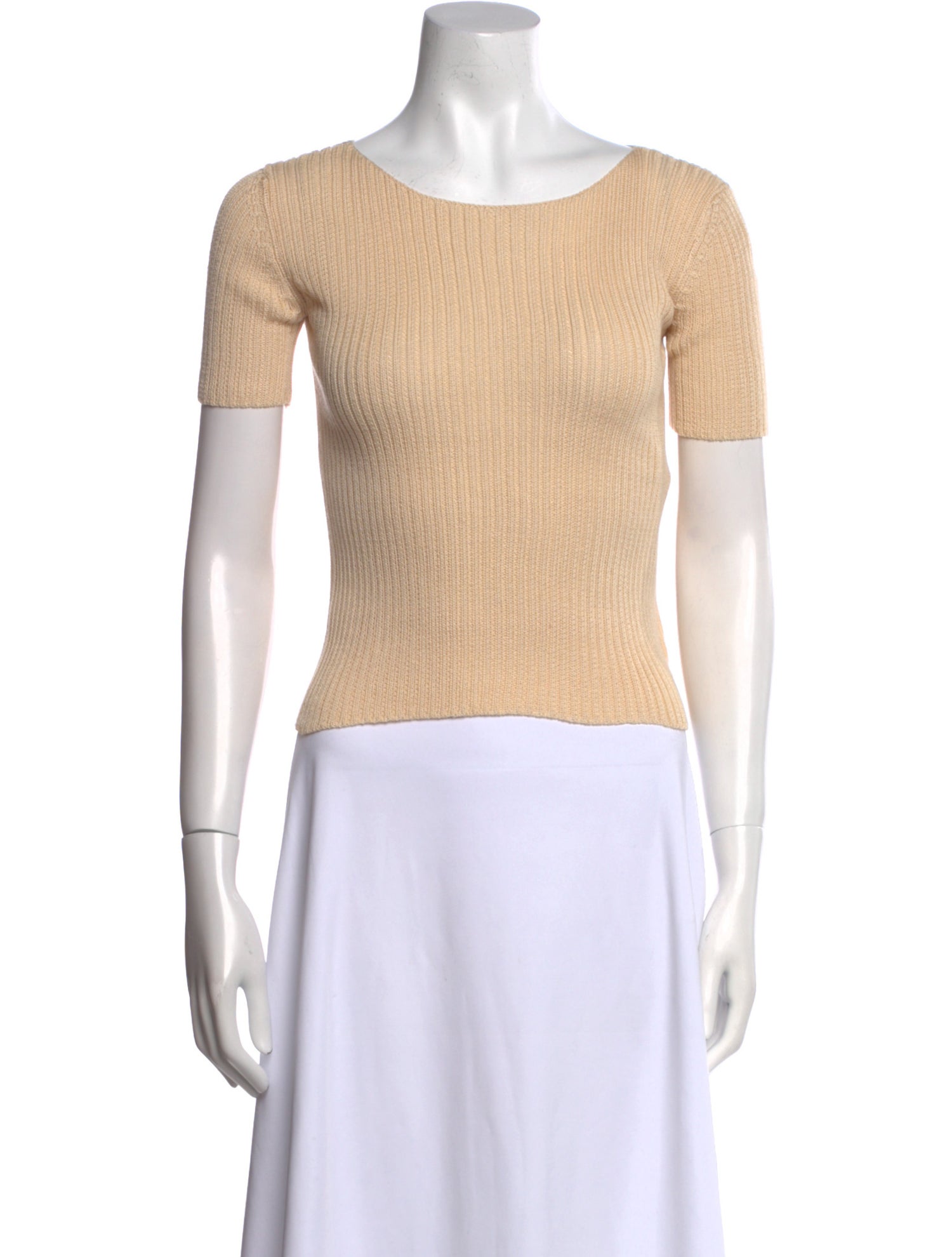 Shaina Mote Bateau Neckline Short Sleeve Top