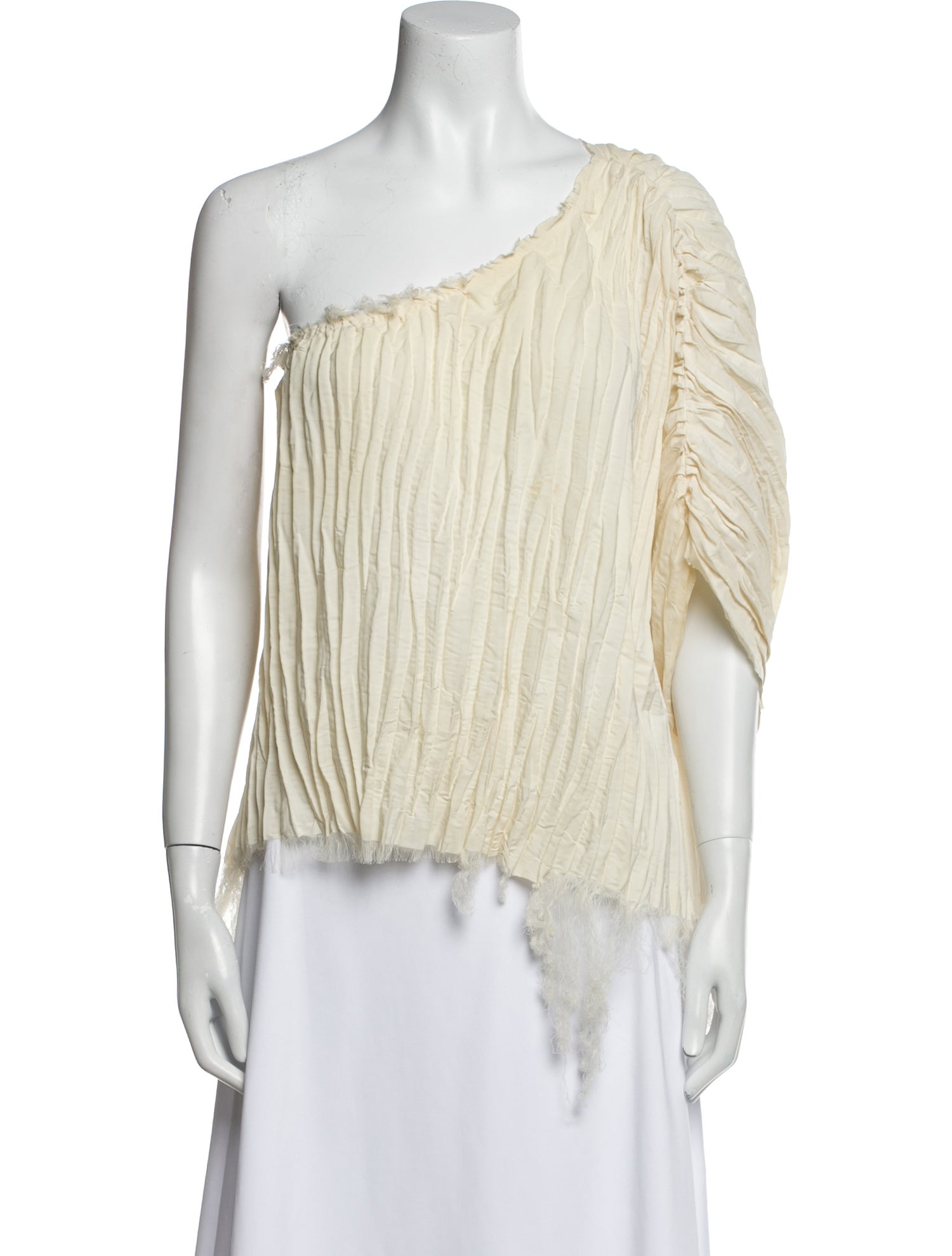 Shaina Mote One-Shoulder Short Sleeve Blouse