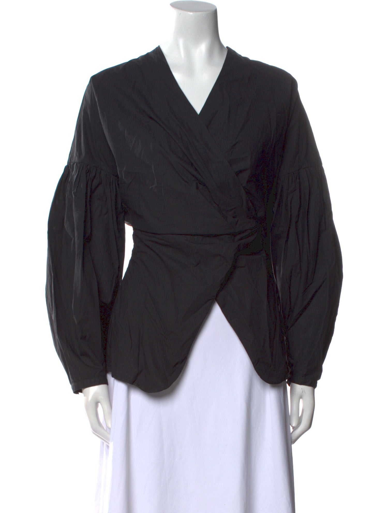 Shaina Mote V-Neck Long Sleeve Blouse