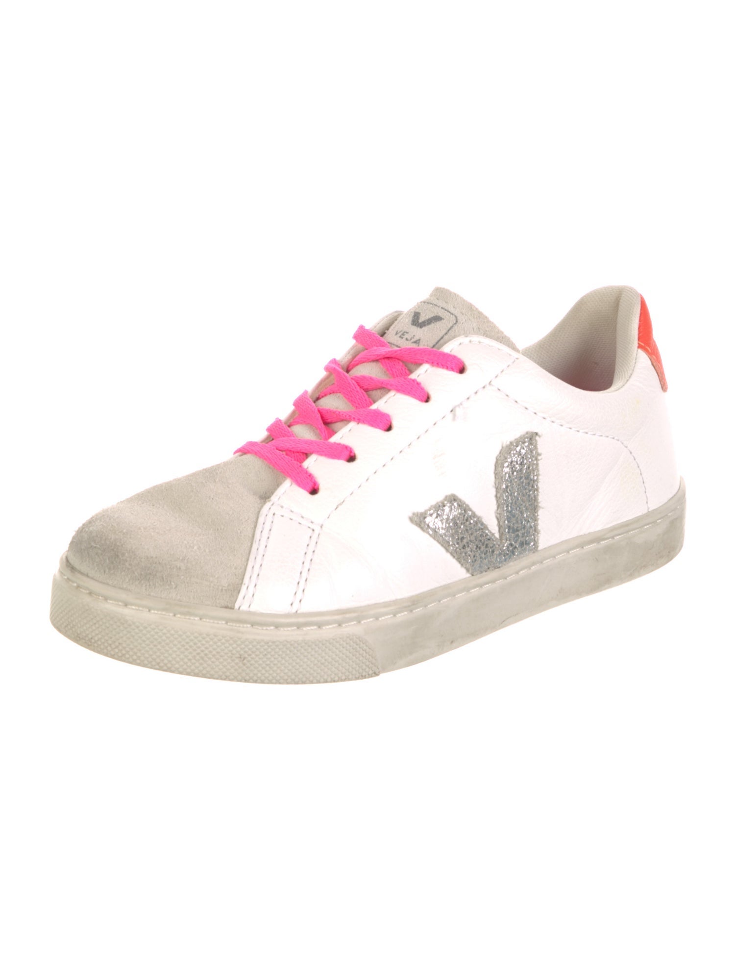 Veja Leather Printed Sneakers