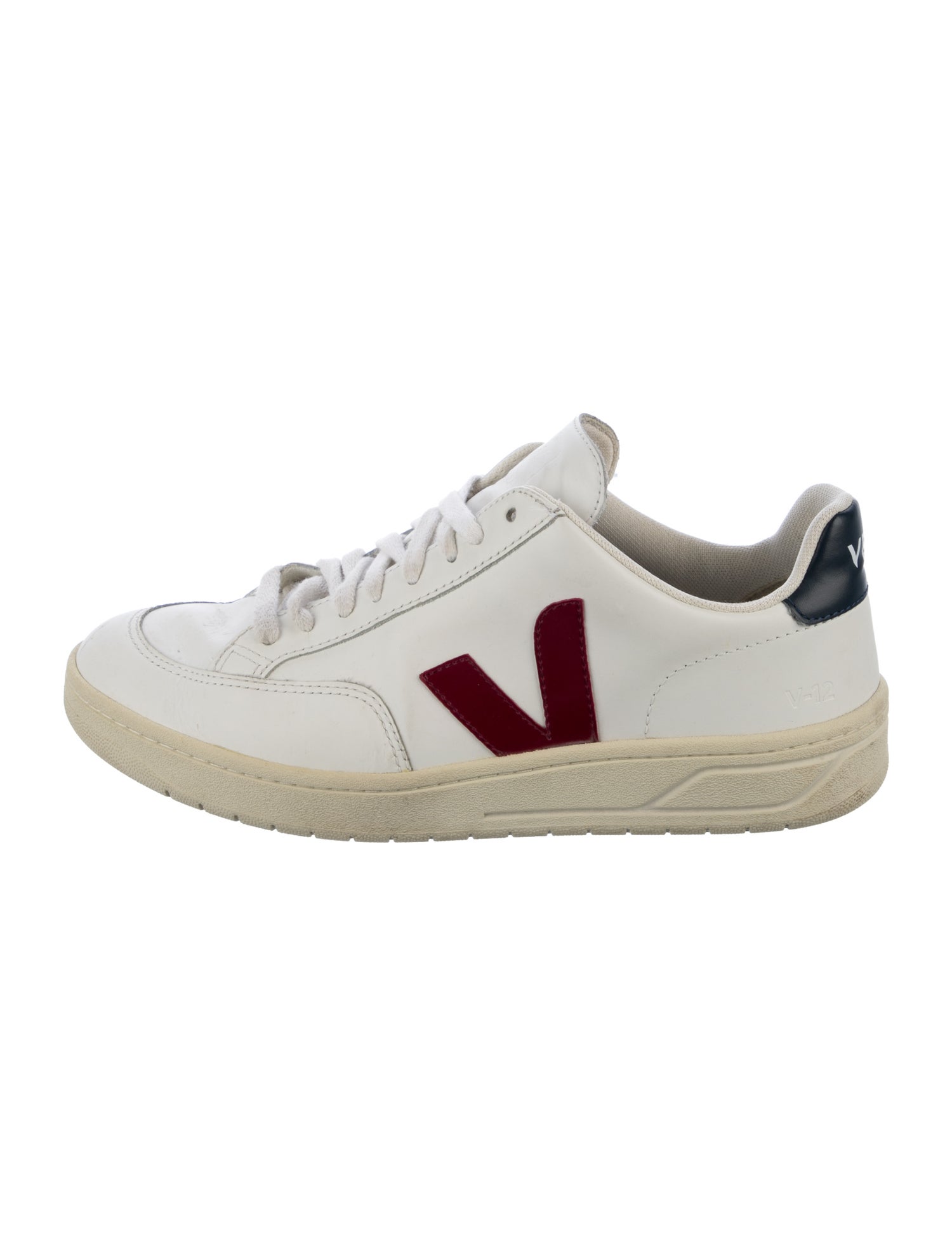 Veja Leather Graphic Print Sneakers