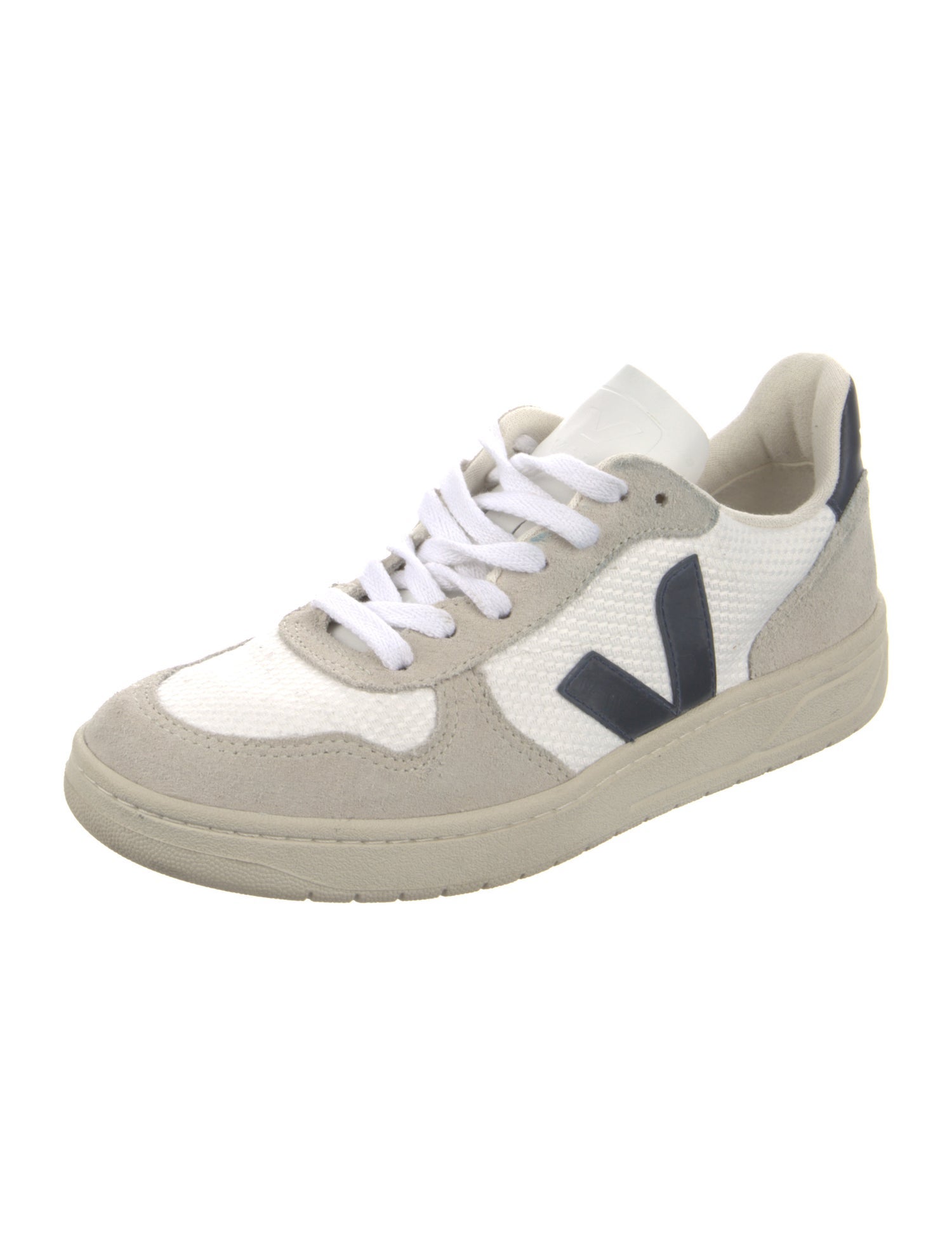 Veja Suede Colorblock Pattern Sneakers