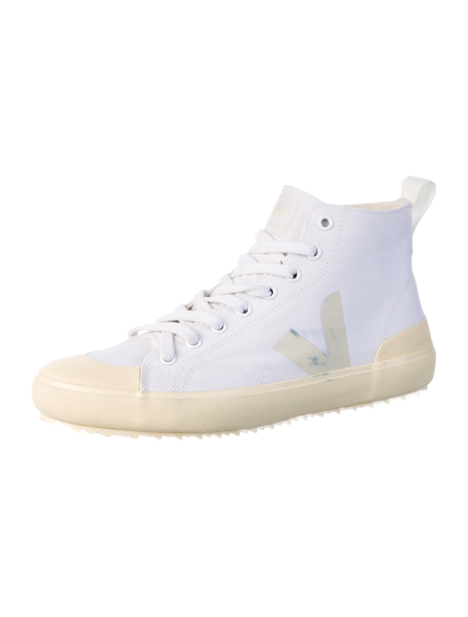 Veja Canvas Colorblock Pattern Sneakers