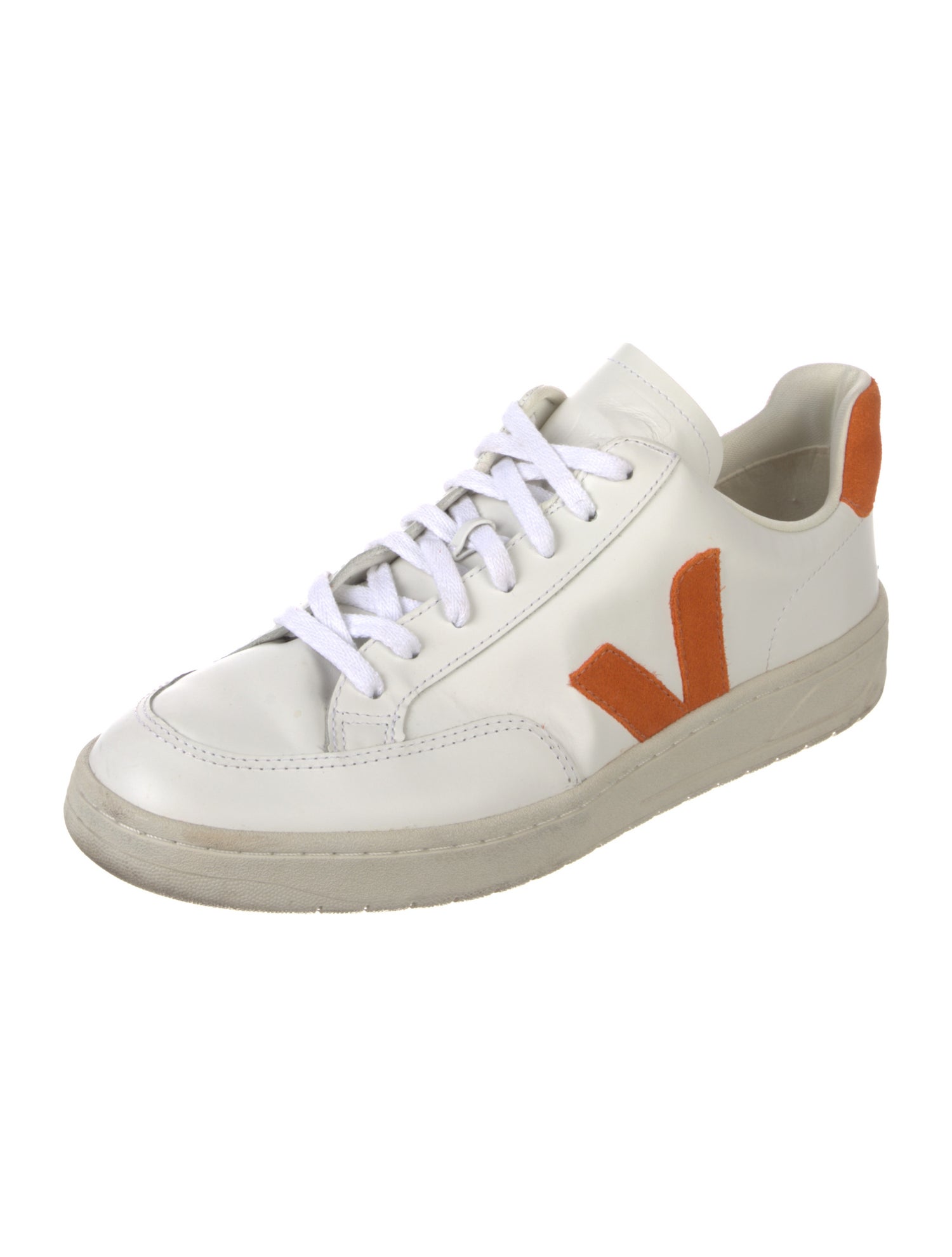 Veja Leather Graphic Print Sneakers