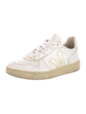 Veja Leather Printed Sneakers