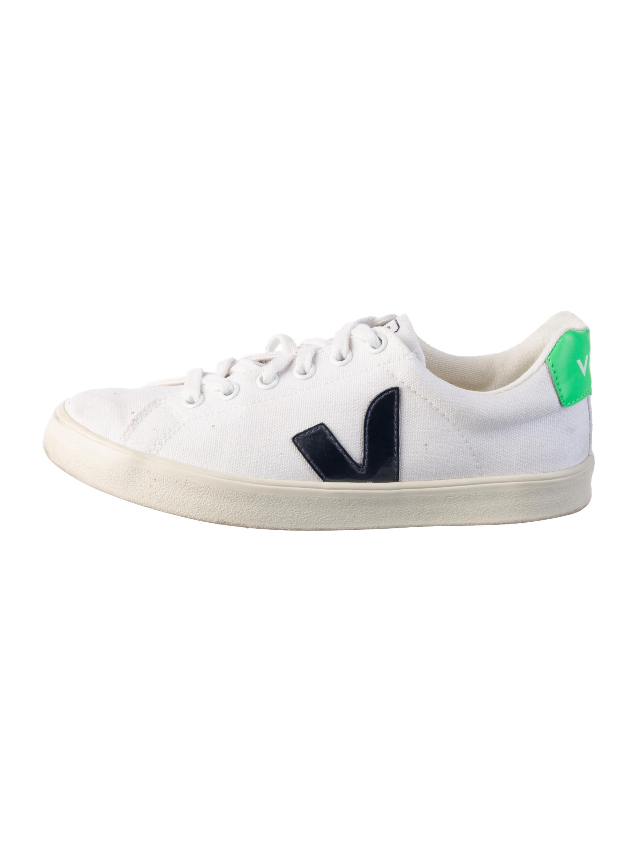 Veja Canvas Colorblock Pattern Sneakers