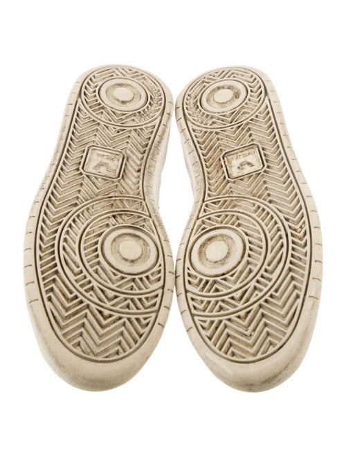 Veja Leather Colorblock Pattern Sneakers