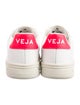 Veja Leather Colorblock Pattern Sneakers