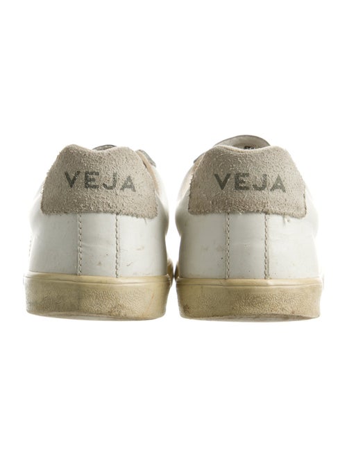 Veja Leather Colorblock Pattern Sneakers