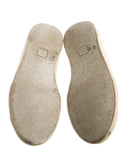 Veja Leather Colorblock Pattern Sneakers