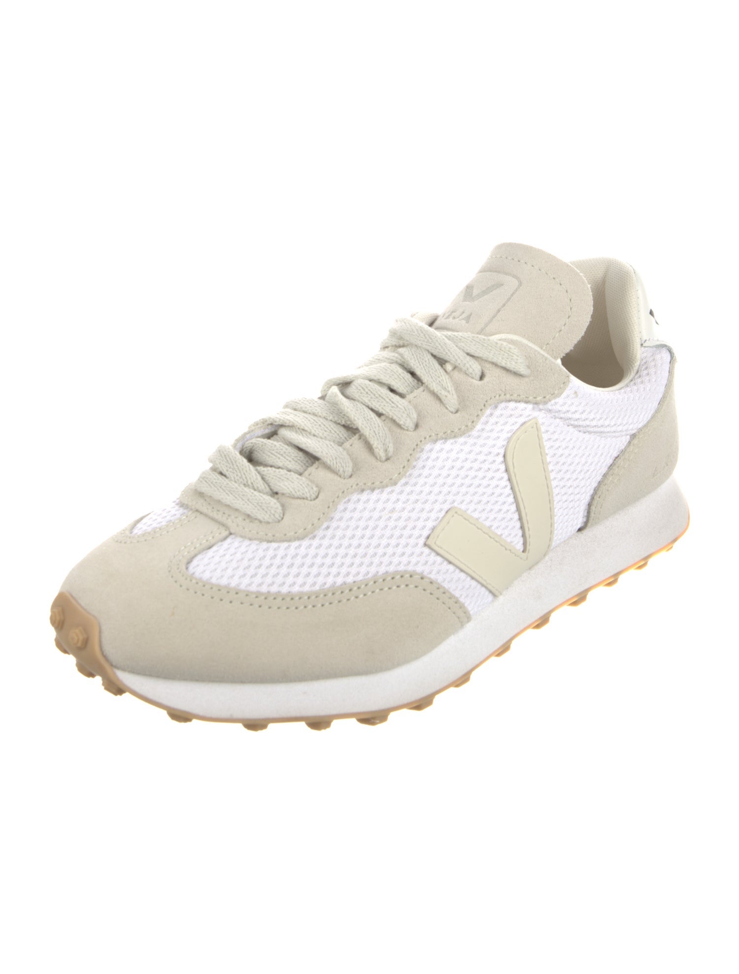 Veja Suede Colorblock Pattern Sneakers