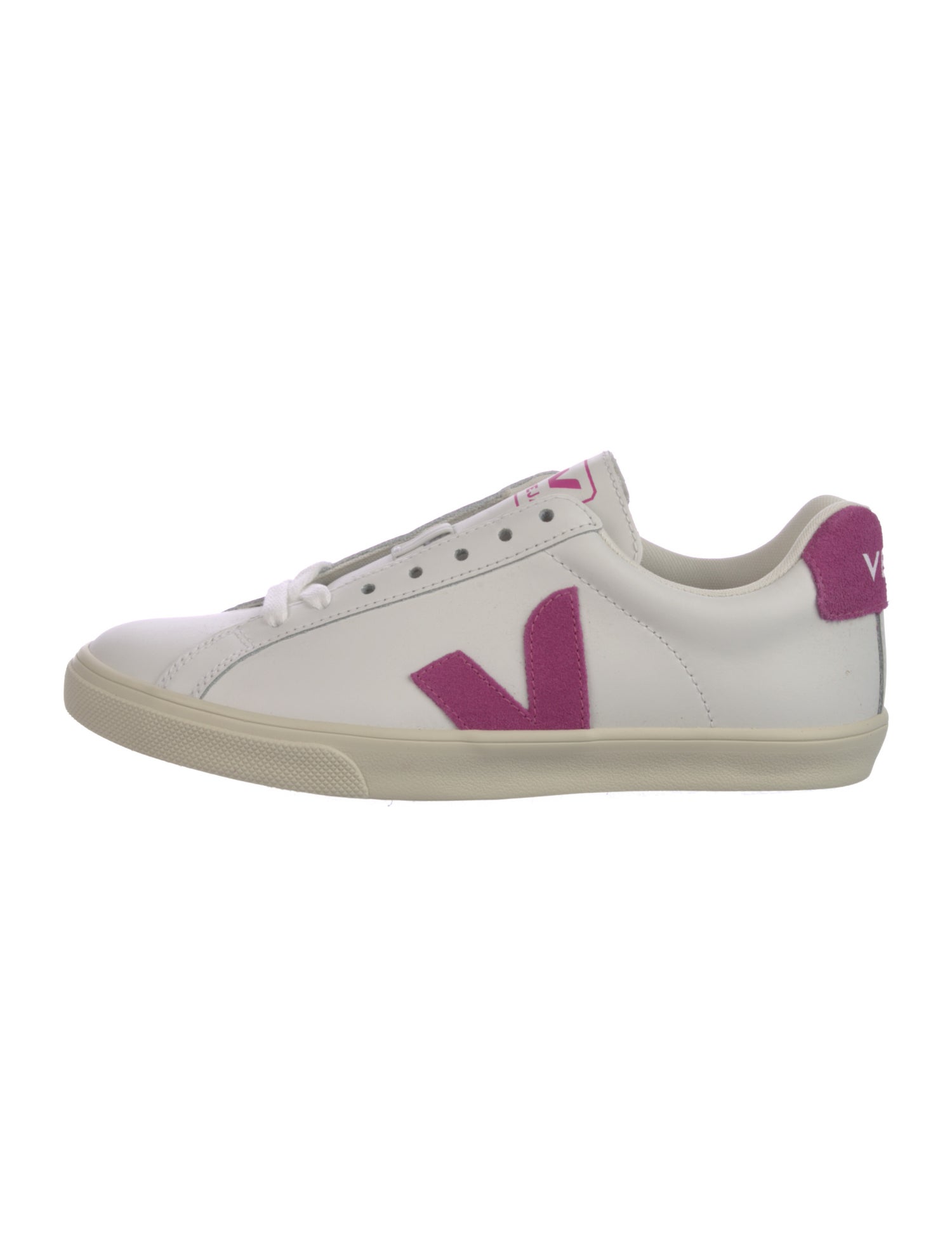 Veja Leather Colorblock Pattern Sneakers w/ Tags