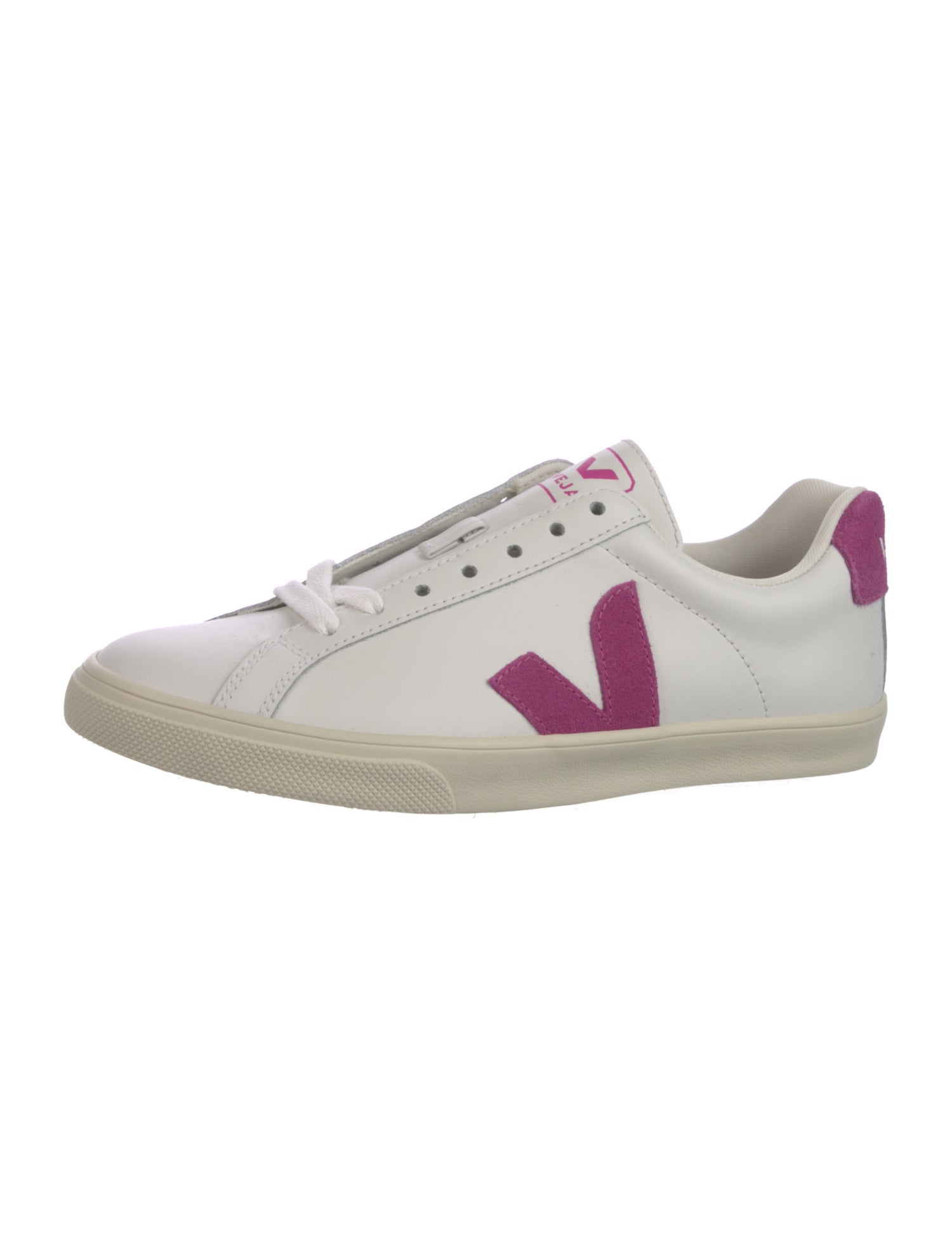 Veja Leather Colorblock Pattern Sneakers w/ Tags