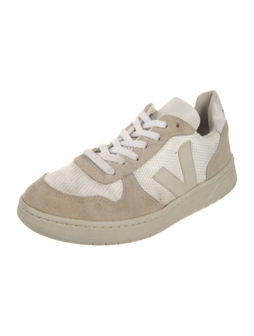 Veja Suede Colorblock Pattern Sneakers