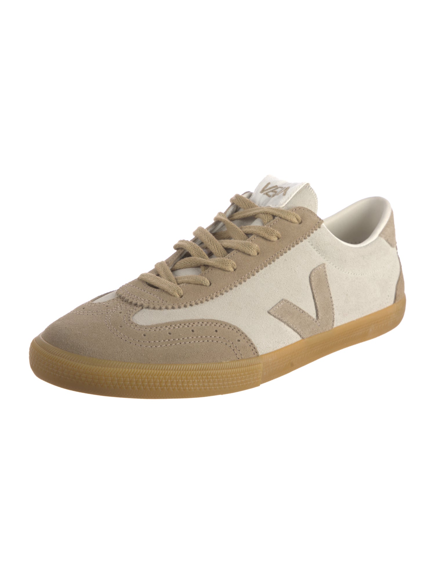 Veja Suede Colorblock Pattern Sneakers