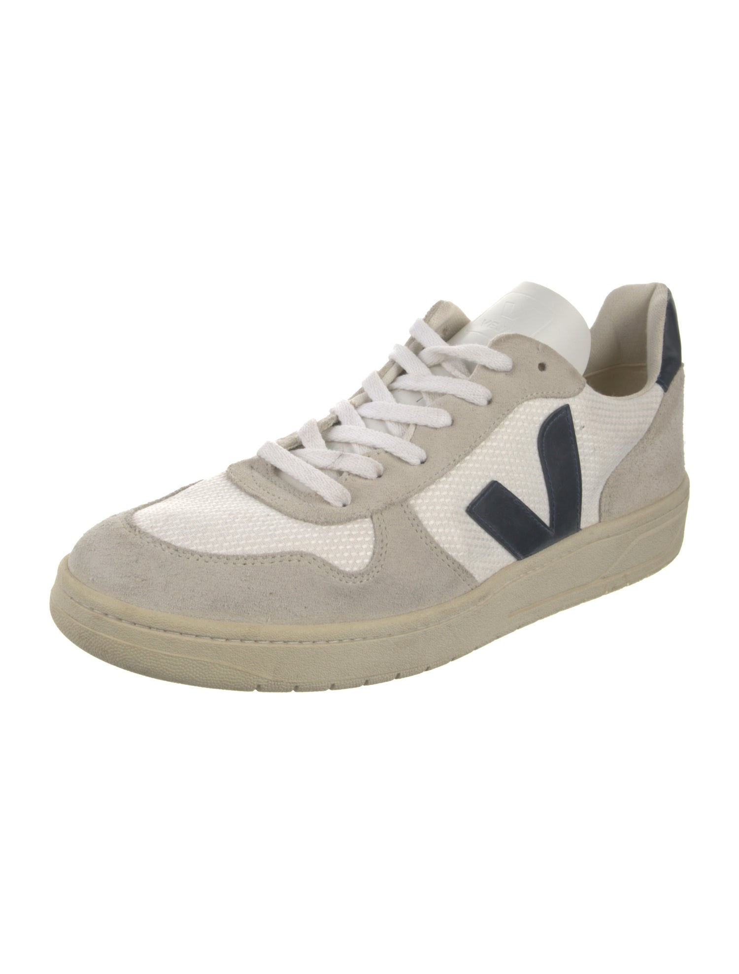Veja Suede Colorblock Pattern Sneakers