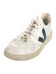 Veja Leather Colorblock Pattern Sneakers
